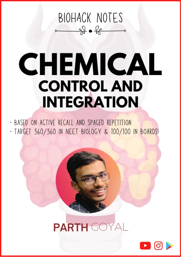 Chapter 22: Chemical Coordination and Integration (Hormones) - BIOHACK Notes