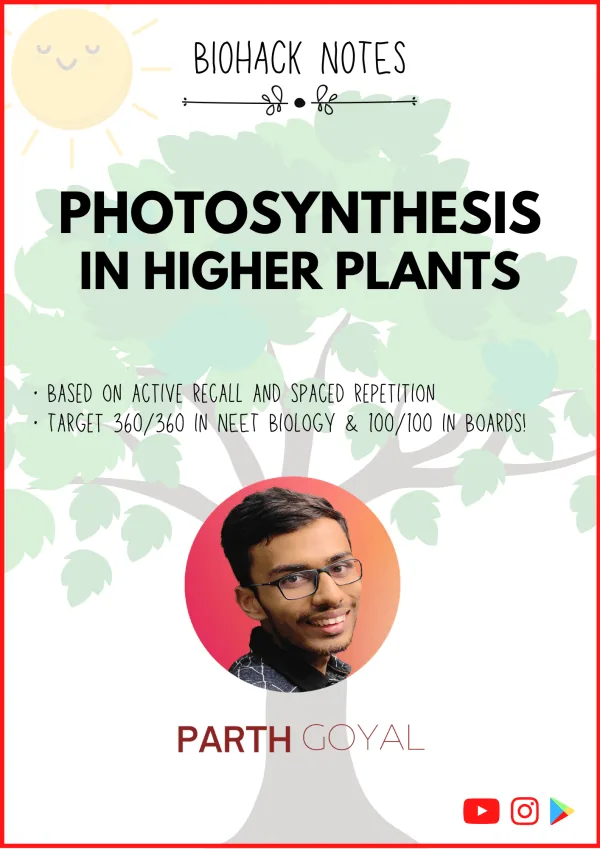 Chapter 13: Photosynthesis in Higher Plants - BIOHACK Notes