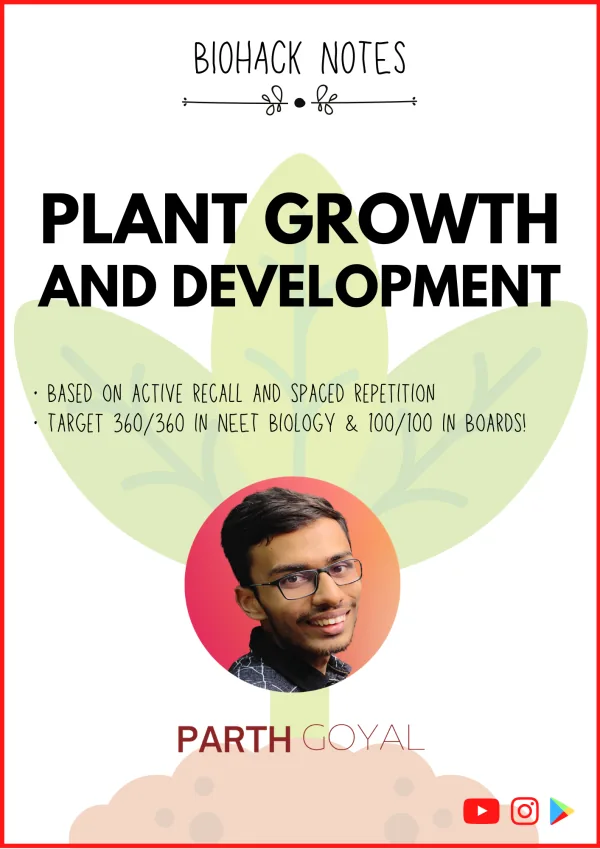 Chapter 15: Plant Growth and Development - BIOHACK Notes